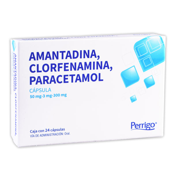 AMATDNA/CLORFNA/PARCTML. (Perrigo) c/24 CAPS. 50/3/300 MG.