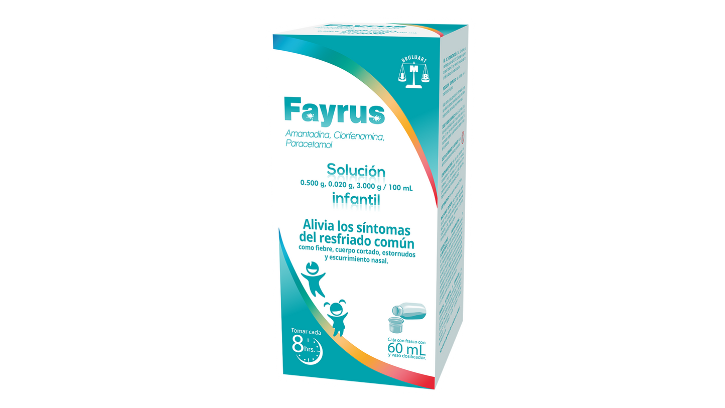 FAYRUS SOL. Infantil Fco. 60 ML. 0.5-0.02-3.00 G/100 ML.