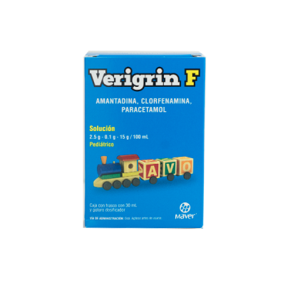 VERIGRIN-F SOL. Pediátrico Fco. Gotero 30 ML. 2.5-0.1-15 G/100 ML.