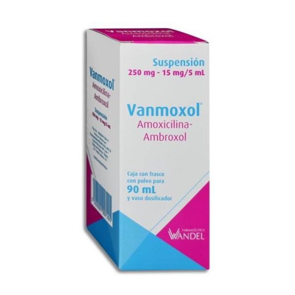 VANMOXOL SUSP. Fco. 90 ML. 250-15 MG/5 ML.