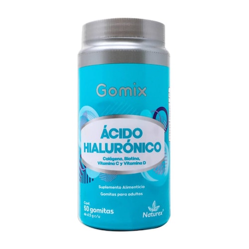 GOMIX (Ácido Hialurónico+) ADULTO Fco. c/50 GOMITAS 4.5 G.