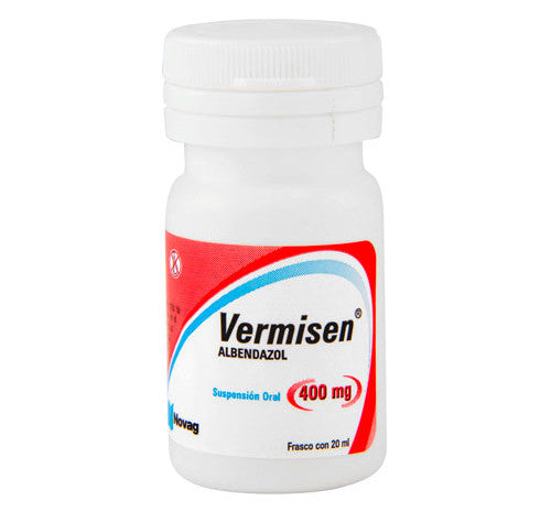 VERMISEN SUSP. Fco. 20 ML. 400 MG/20 ML.