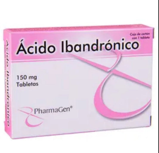 ÁCIDO IBANDRÓNICO (Pharmagen) c/1 TABLETA 150 MG.