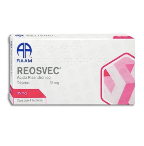 REOSVEC c/4 TABLETAS 35 MG.