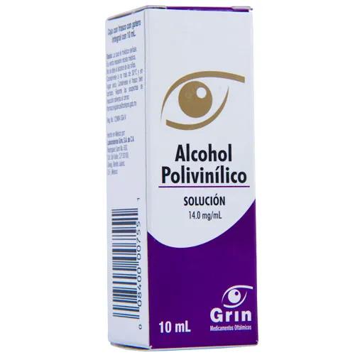 ALCOHOL POLIVINÍLICO (Grin) SOL. OFT. Fco. Gotero 10 ML. 14 MG/1 ML.