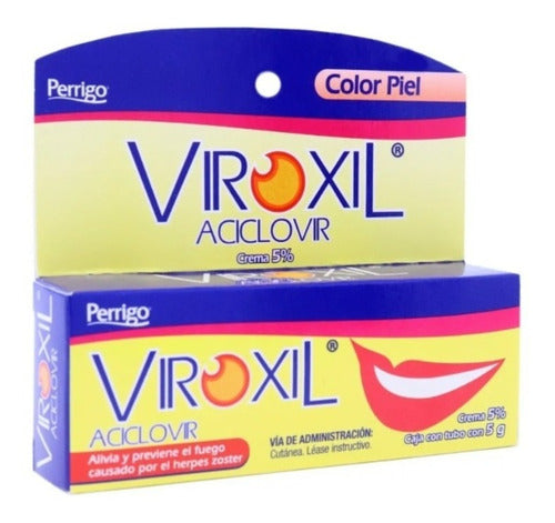 VIROXIL CREMA 5% Color Piel TUBO c/5 G.