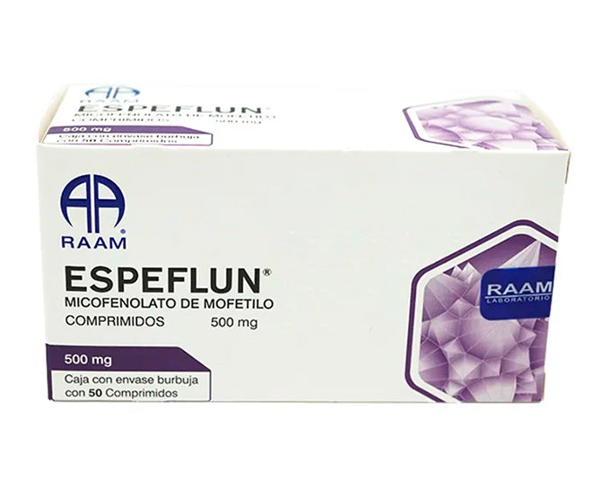 ESPEFLUN c/50 COMPS. 500 MG.