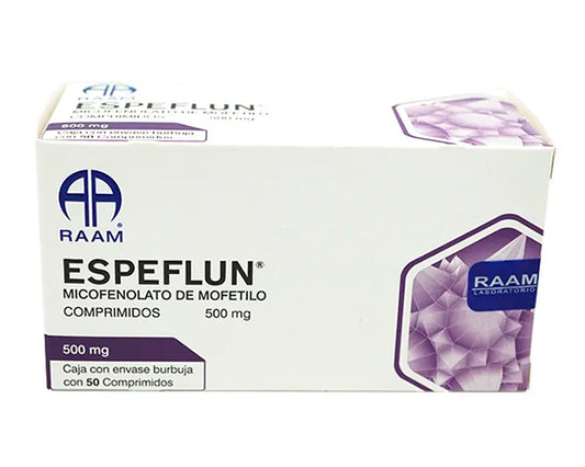 ESPEFLUN c/50 COMPS. 500 MG.