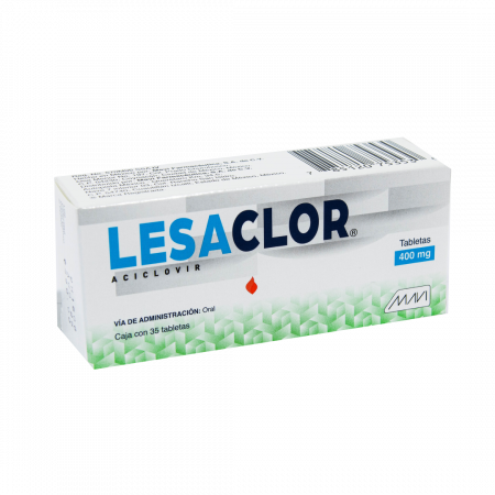 LESACLOR c/35 TABS. 400 MG.