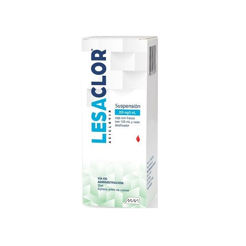 LESACLOR SUSP. Fco. 125 ML. 200 MG/5 ML.