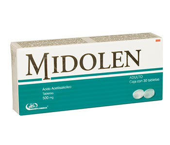 MIDOLEN Adulto c/30 TABS. 500 MG.