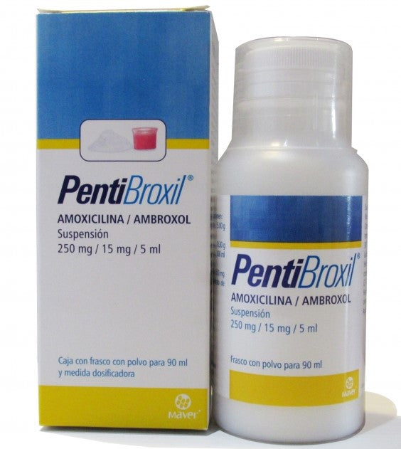 PENTIBROXIL SUSP. Fco. 90 ML. 250-15 MG/5 ML.