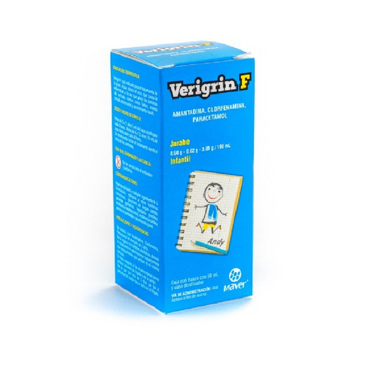 VERIGRIN-F JBE. Infantil Fco. 60 ML. 0.5-0.02-3.00 G/100 ML.