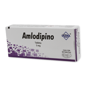 AMLODIPINO (Ultra) c/10 TABS. 5 MG.