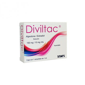 DIVILTAC Sol. Iny. c/1 AMPTA. 150-10 MG/1 ML.