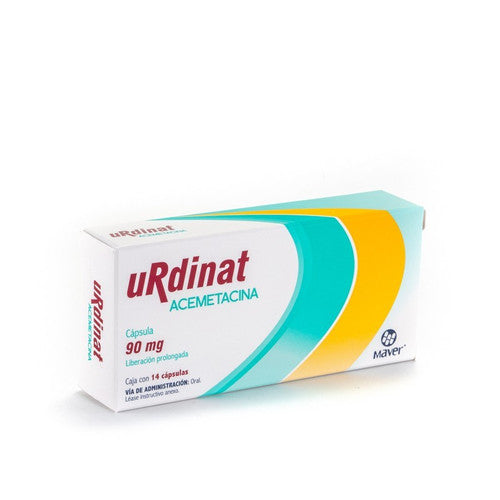 URDINAT c/14 CAPS. L.P. 90 MG.