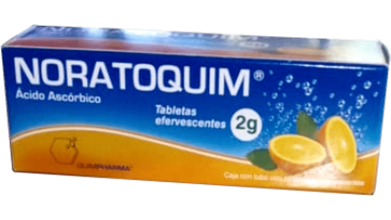 NORATOQUIM c/10 TABS. EFERVS. Sabor Naranja 2 G.