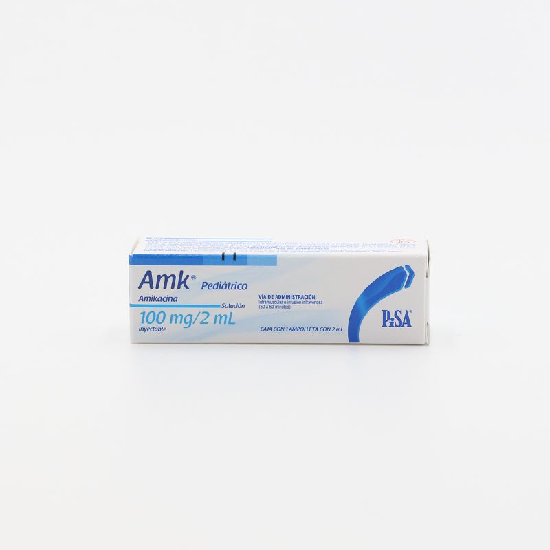 AMK Pedíátrico Sol. Iny. c/1 AMPTA. 100 MG/2 ML.