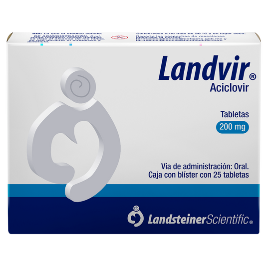 LANDVIR c/25 TABS. 200 MG.